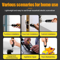 Thumbnail for Portable Home Use Electric Screwdriver Full Set