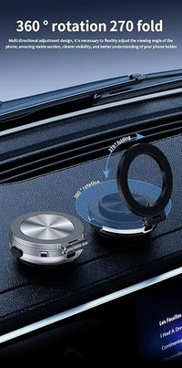 Thumbnail for Vacuum Magnetic Car Phone Mount - 360° Rotating Magnetic Phone Holder