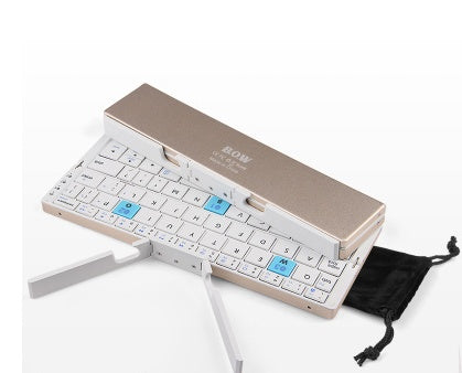 Mini Foldable Bluetooth Keyboard with Magnetic Stand