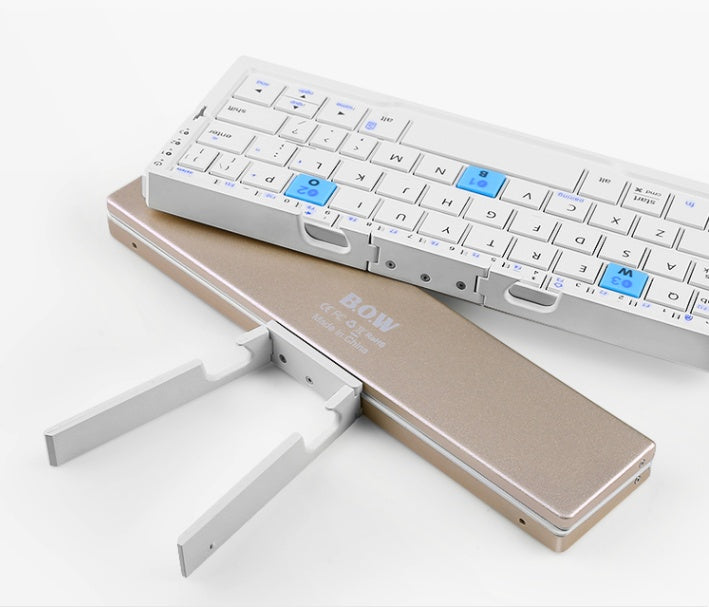 Mini Foldable Bluetooth Keyboard with Magnetic Stand