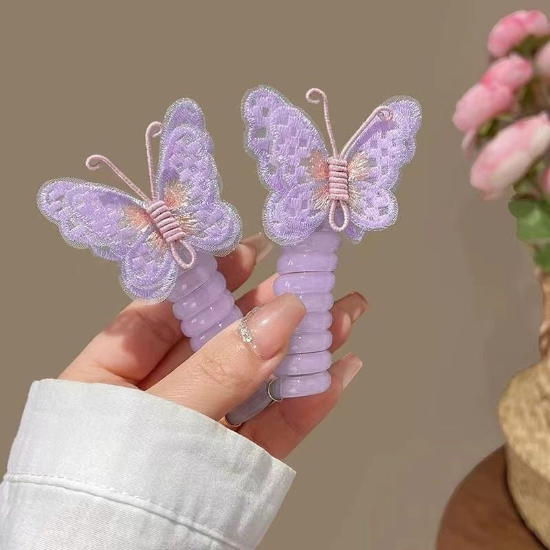 Butterfly Telephone Wire Hair Tie (Buy 1 Get 1 Free)