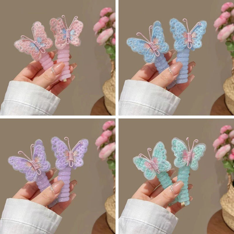 Butterfly Telephone Wire Hair Tie (Buy 1 Get 1 Free)