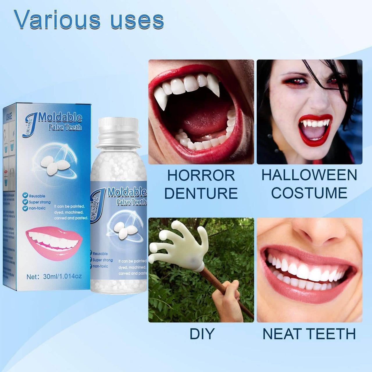 Temporary Moldable Broken Teeth Gaps Filling (Buy 1 Get 1 Free)