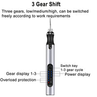 Thumbnail for USB Rechargeable Miniature Electric Engraving Pen Set