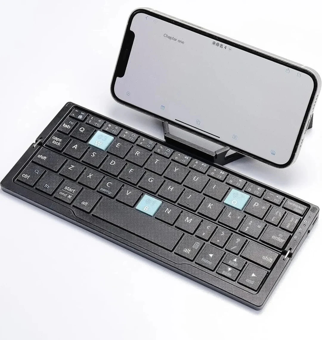 Mini Foldable Bluetooth Keyboard with Magnetic Stand