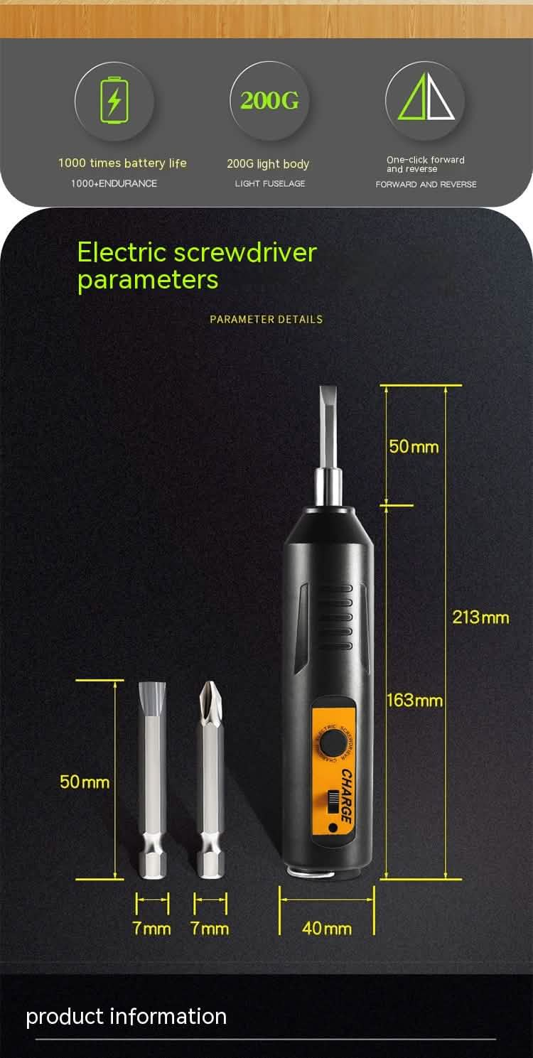 Portable Home Use Electric Screwdriver Full Set