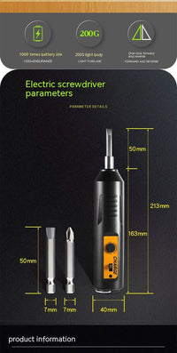 Thumbnail for Portable Home Use Electric Screwdriver Full Set