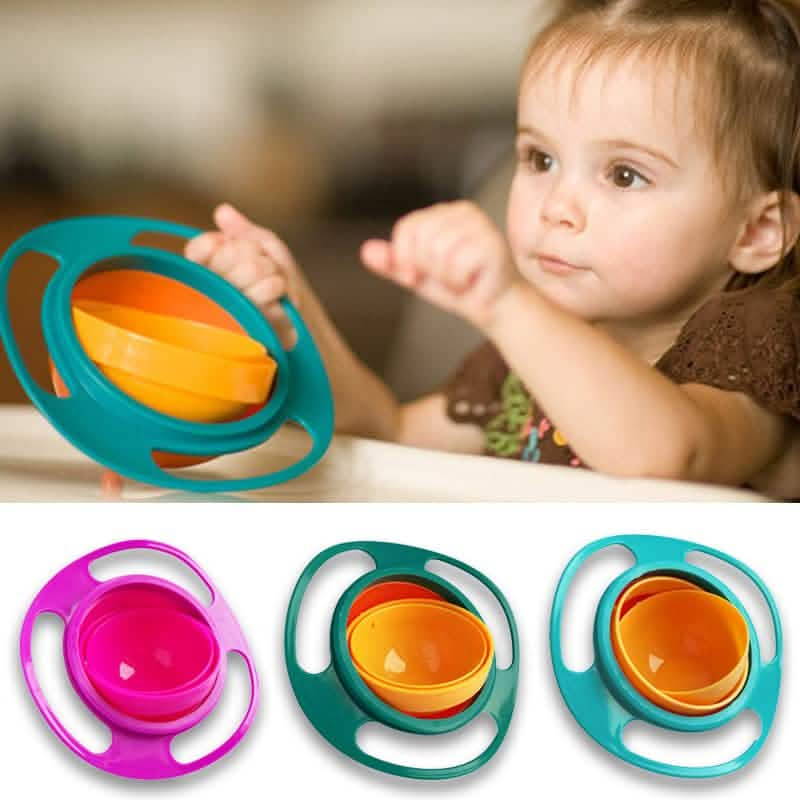 360-Degree Rotating Baby Anti-Spill Bowl (Buy 1 Get 1 Free)