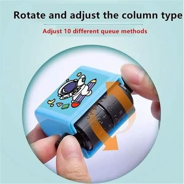 Mathematics Number Rolling Stamp (Buy 1 Get 1 Free)