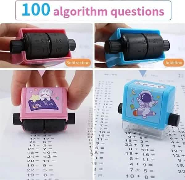 Mathematics Number Rolling Stamp (Buy 1 Get 1 Free)