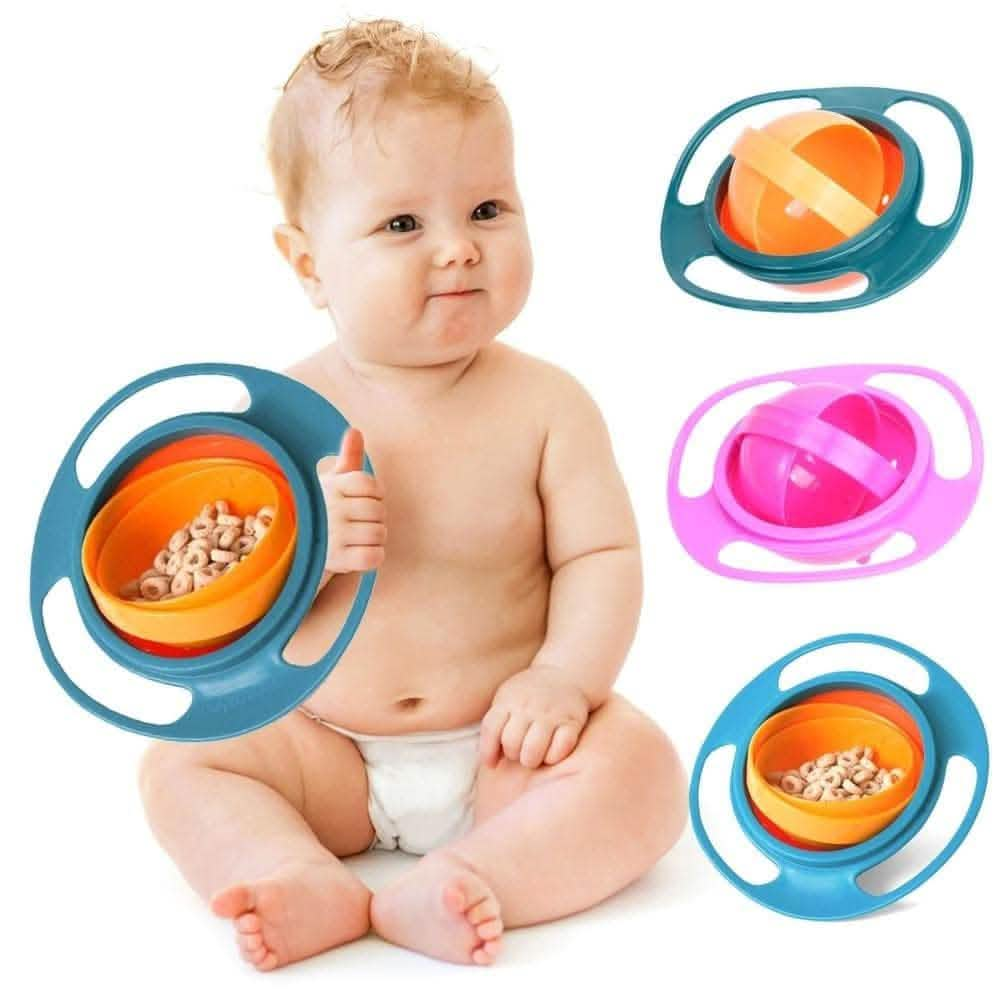 360-Degree Rotating Baby Anti-Spill Bowl (Buy 1 Get 1 Free)