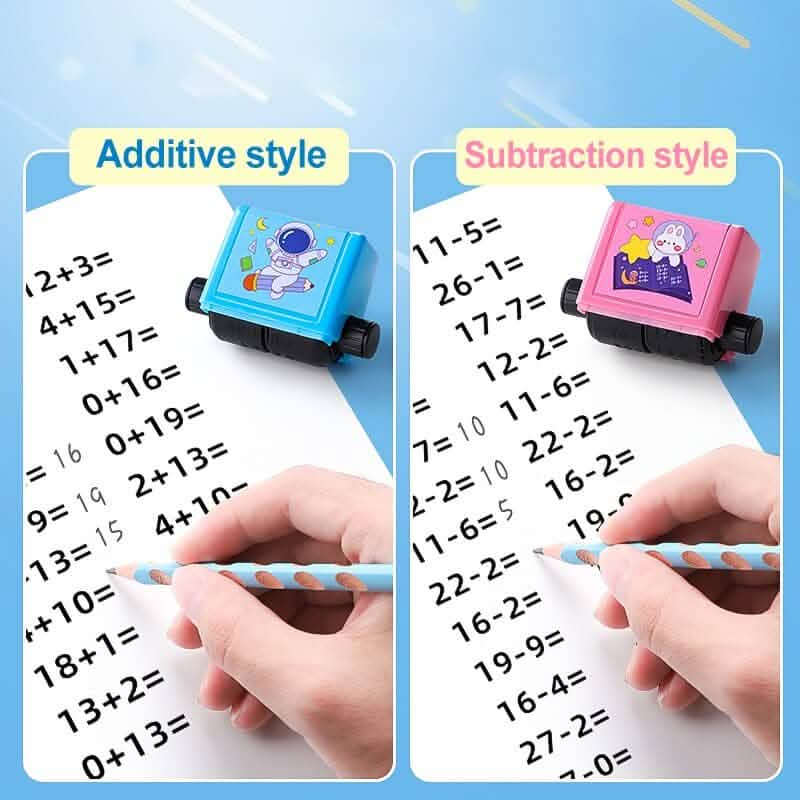 Mathematics Number Rolling Stamp (Buy 1 Get 1 Free)